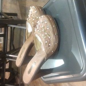 Y2K Bamboo Tribal Sequence Clogs